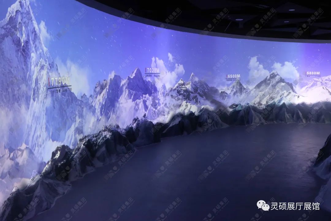 靈碩展廳展館優秀案例-波司登登峰館